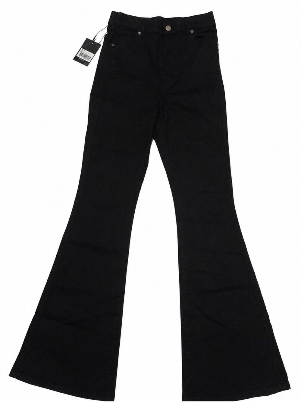 DR DENIM Moxy Flare Black Super Skinny High-Rise Jeans Medium /30L NWT
